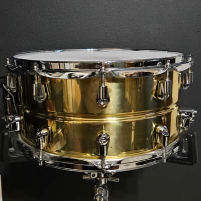 Yamaha SD4470 Nouveau 14x7" Brass Snare Drum image 2