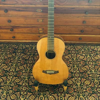 Tanglewood TWJ-P-E Java Solid Cedar/Amara/Spalted Mango Parlor with Electronics 2010s - Natural Gloss image 1