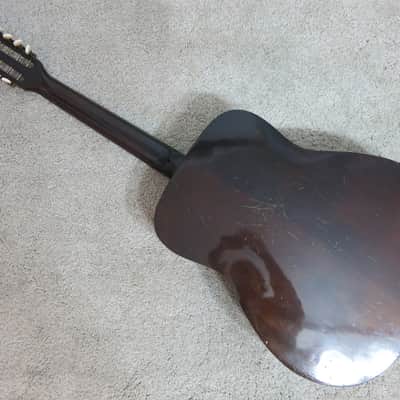 Vintage 1970s Yamaha FG-210 Acoustic Guitar Project High Action image 9