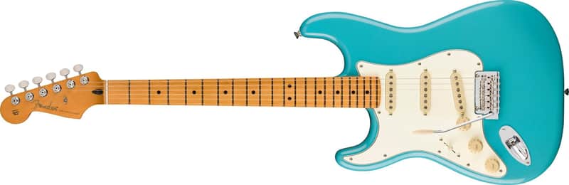 Fender Player II Stratocaster Left-Handed Electric Guitar - Aquatone Blue with Maple Fingerboard image 1