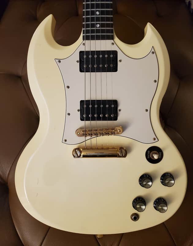 ギター Gibson SG Special LTD ClassicWhite 2000 Gibson SG Special Limited Edition 2000 Vintage White W/HSC