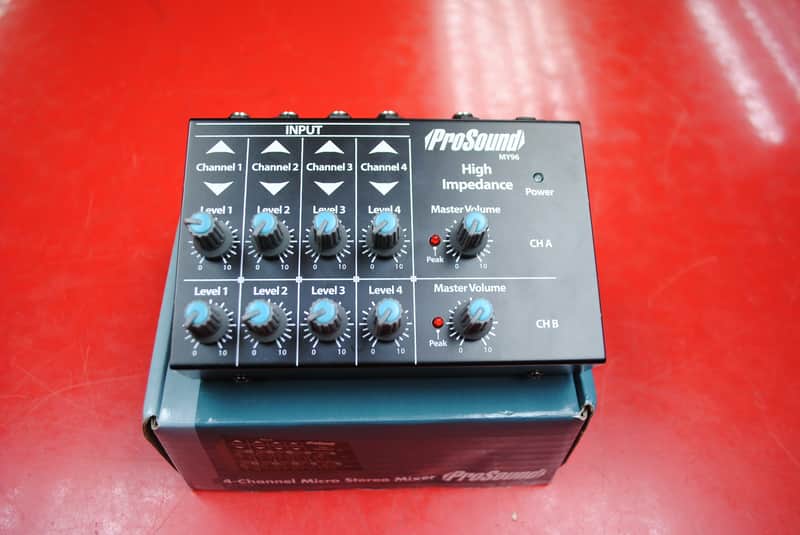 ProSound MY96 4-Channel Micro Stereo Mixer image 1