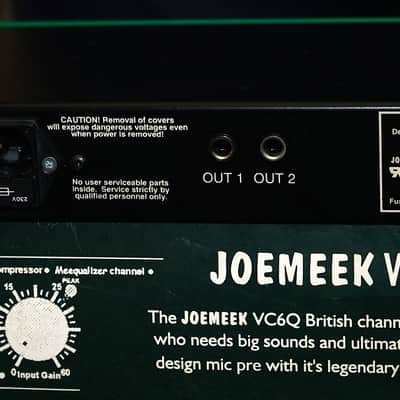 Joe Meek VC6Q British Channel Version Mic Preamp Channel Strip w/Compressor and EQ JoeMeek image 6