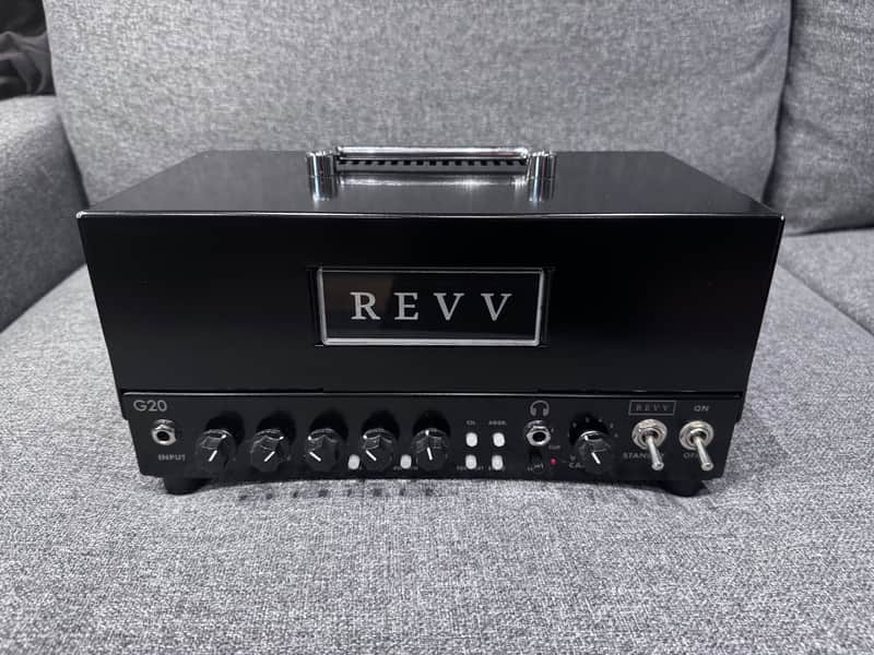 REVV G20 2-Channel 20-Watt Guitar Amp Head with Reactive Load and Virtual Cabinets 2020 - 2021 - Black image 1