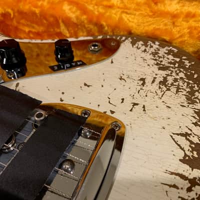 Fender Custom Shop 1964 Jaguar Super Heavy Relic Olympic White image 4