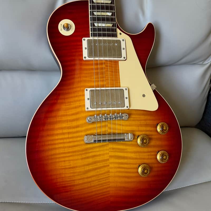 Gibson Custom Shop '59 Les Paul Wildwood Spec 60th Anniversary MOD 2019 - Vintage Cherry Sunburst _ R9 1959 Historic Reissue