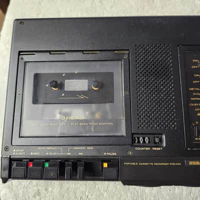 Near Mint Marantz PMD430 CP430 Rebuilt 3-Head Portable Cassette W/Accessories image 8