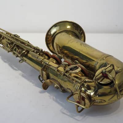 1933 Selmer Cigar Cutter Alto Saxophone - Great Playing sax imagen 7