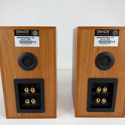 Tannoy Revolution R1 Bookshelf Speakers Set With Manual - Matched Pair - B-Wired image 9