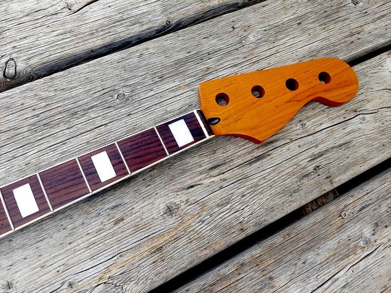 Jazz Bass neck,  roasted maple image 1