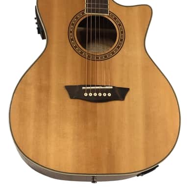 Washburn Guitar - Acoustic electric WG7SCE-A Harvest Grand Auditorium image 1