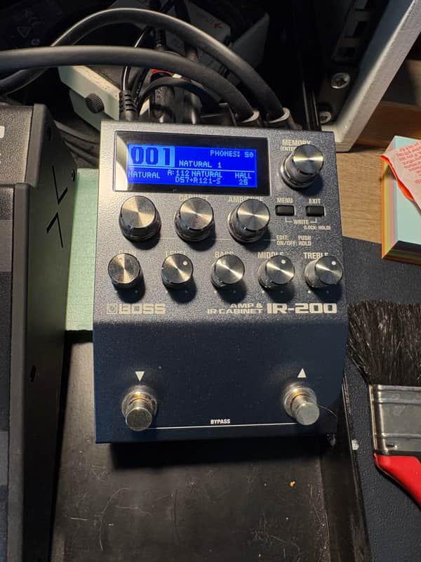 Boss IR-200 Amp and IR Cabinet 2021 - Present - Silver image 1