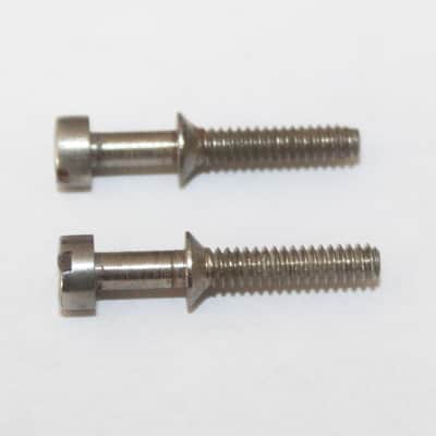 Vintage 1960's Gibson Adjustable Bridge Saddle Screws Set Of 2 1963 Acoustic Guitar image 3