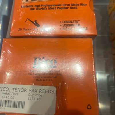Rico 25 Rico Tenor Sax Reeds #2 2025 - Wood image 1
