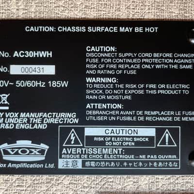 Vox AC30HWH & V212HWX image 15