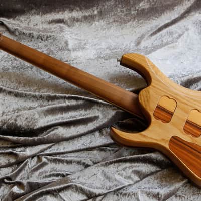 GB Liuteria Boutique guitar Ergal 6 string illuminated resin image 5