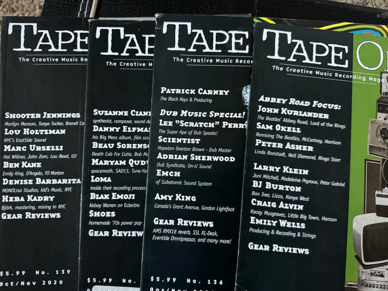 Lot of 19 Tape OP Audio Engineer/Recording Magazines image 1