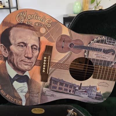 2008 Martin USA 175th Anniversary Dreadnought SPECIAL LIMITED EDITION Robert Goetzl Custom Graphic Artwork American DX-175 Acoustic Guitar TIME CAPSULE CASE QUEEN image 23