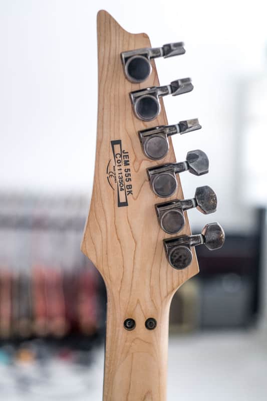 Ibanez Steve Vai Signature JEM 555 BK in Black | Reverb