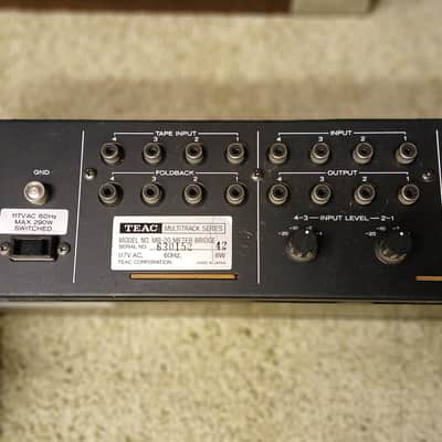 Teac Tascam 2A with MB 20 meter bridge 70's - Black with wood sides image 6