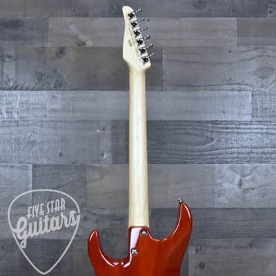 Tom Anderson Angel with Hardshell Case - Fire Burst with Binding image 7