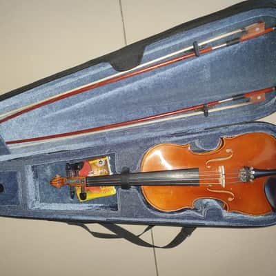 Vintage Violin Antonius Stradiuarius Cermonensis 996 Faciebat Anno1720 Natural Stain image 3
