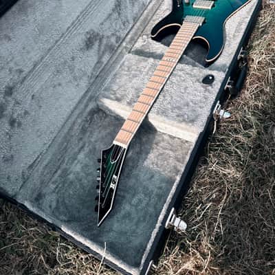 ESP E-II M-II NT BTB EverTune - Black Turquoise Burst – Made in Japan image 10