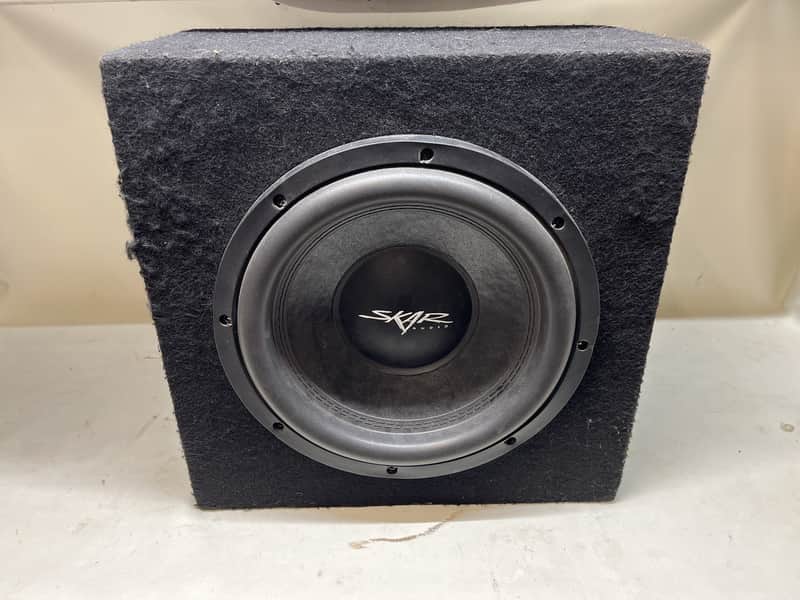 SKAR D2 12 CAR SUBWOOFER - BLACK image 1