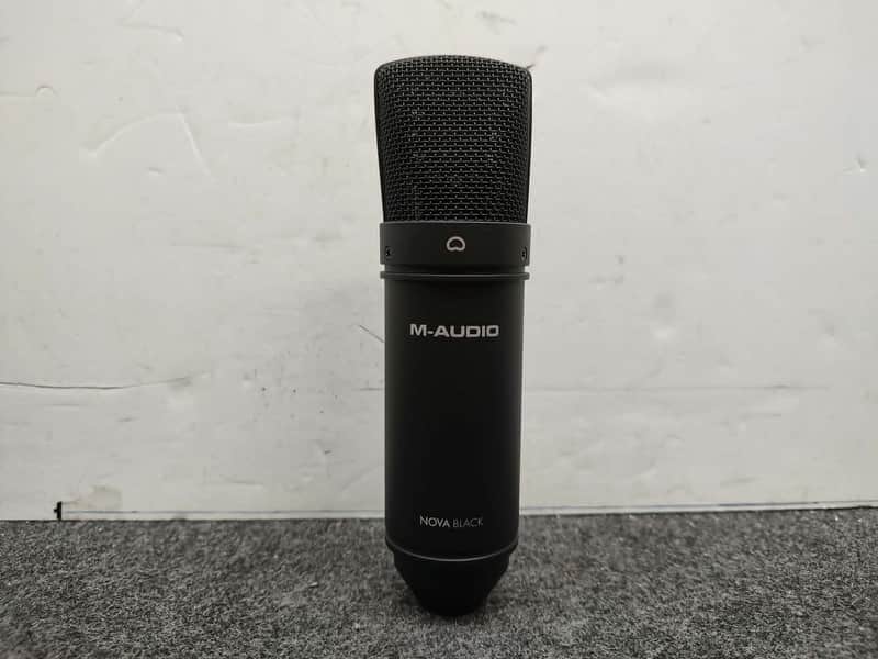 M-Audio Nova Black Large-Capsule Condenser Microphone 2020's - Black image 1