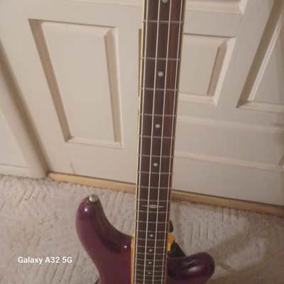 Schecter Guitar Research Diamond Series Elite 4 Trans Red Electric Bass Guitar image 3