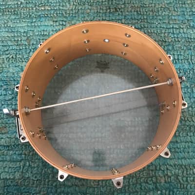 Vintage Yamaha Drums Japan 9000 Pre - Recording Custom Real Wood Parallel Strainer 6.5 x 14 Studio Concert Snare Drum - 1980 image 10