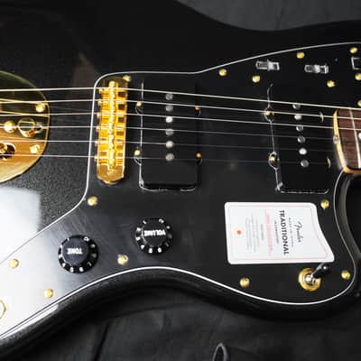 *NEW* 2025 Fender Made in Japan Traditional Collection '60s Jazzmaster – Black Pearl / Gold, Matching Headstock MIJ image 7