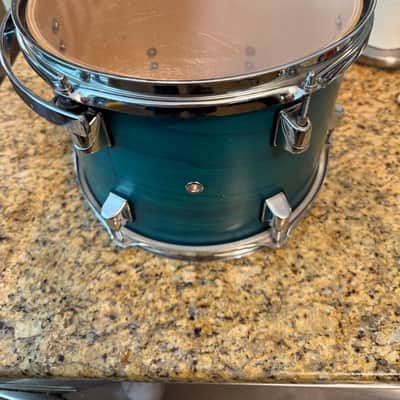 Taye Pro X 12” x 9” Tom 2010’s - Blue Satin with suspension mount image 5
