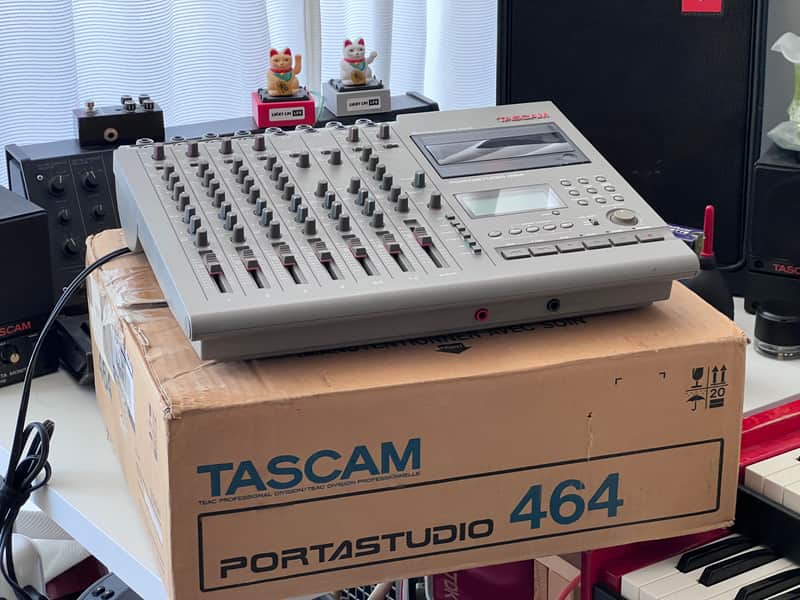 Serviced TASCAM 464 Portastudio 4-Track Cassette Recorder - With Box, Manual, and Tape image 1