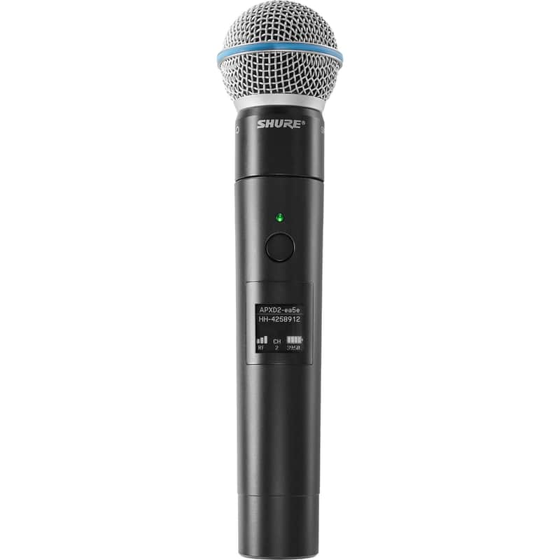 Shure MXW2X Wireless Handheld Transmitter (BETA58 Capsule) imagen 1