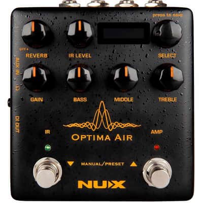 Nux OPTIMA-AIR Pédale d'effets simulateur de guitare acoustique image 1