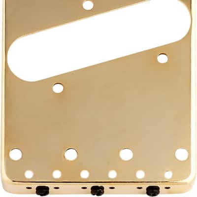 Guitar Bridge Tailpiece 3Pcs Zinc Saddles Bridge Top or Bottom Load Style for Vintage Tele Telecaster Style Electric Guitar Parts Gold. image 2