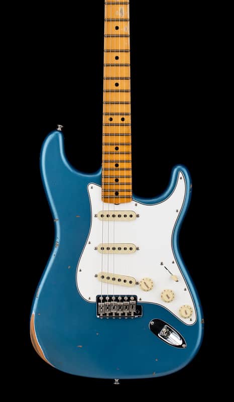 Fender Custom Shop Limited Edition Custom '68 Stratocaster Relic w/ Closet Classic Hardware - Aged Lake Placid Blue #79465 image 1