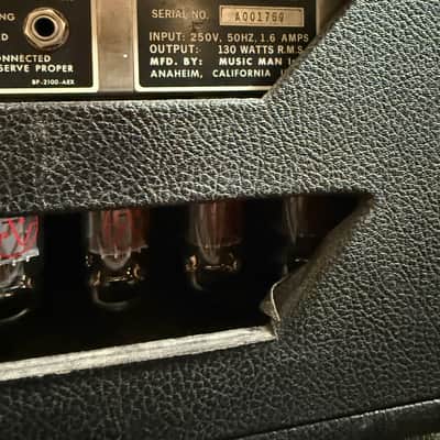 1976 Musicman HD130 Bass Amp & 115RH Cabinet Bild 5