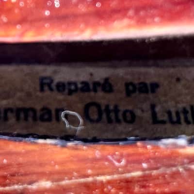 Old Grafted Montagnana Label Violin attributed to Nicholas Vasich 4/4 image 5