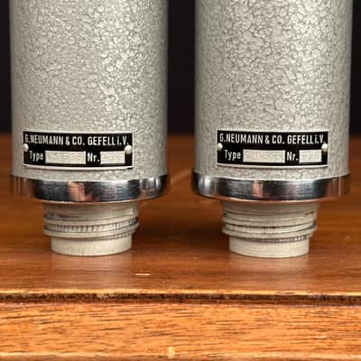Vintage Neumann Gefell CMV 563 Sequential Pair with M55K, M7, and M8 Capsules. CMV563 image 4