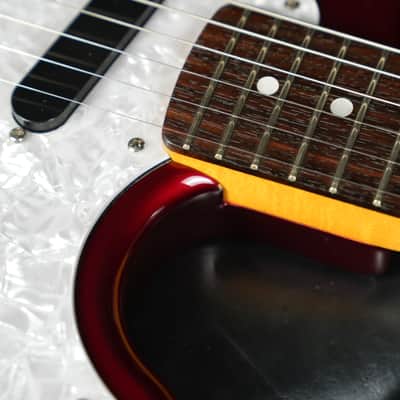 1995-1996 Fender Mustang MG-69, Made in Japan - Candy Apple Red / Matching Headstock / Pro Setup image 13