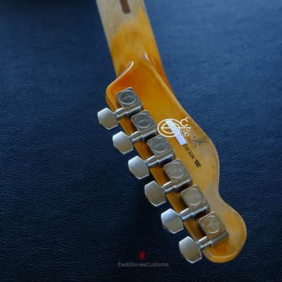 Fender Telecaster Blacktop HH Daphne Blue/Pelham Blue Heavy Aged Relic image 16