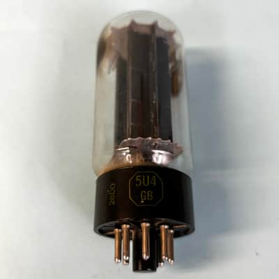 1950s Raytheon 5U4GB Vintage Black Plate Side Better Rectifier Tube! T372 image 3