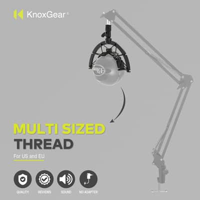 Knox Gear Shock Mount for Blue Snowball and Snowball Ice Microphones image 7