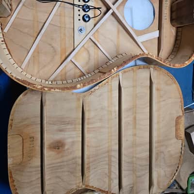 Harmony Barclay 1143 1970 - X-Brace, Neck Rest, Journey Piezo Pickup image 20