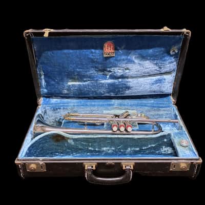 CG CONN CONN CONNSTELLATION 28 A CORNET - SILVER - BRASS image 23