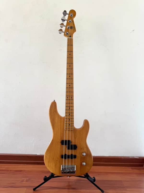Fender American Precision Plus Deluxe 1992 - Natural Wood image 1
