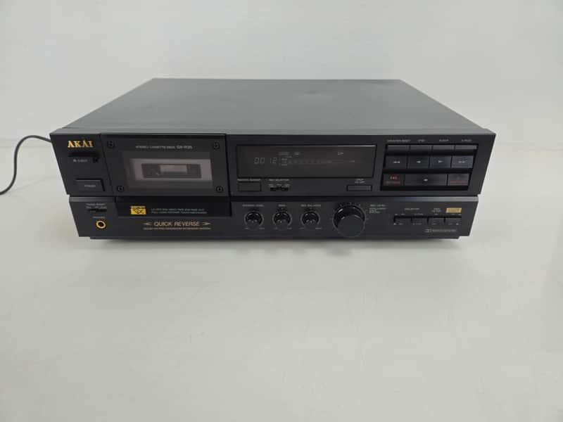 Akai - GX-R35 - Quick Reverse Cassette Deck - GX-head - Serviced (New Belt) image 1