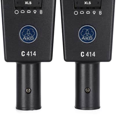 AKG C414 XLS/ST Large-diaphragm Condenser Microphone - Matched Pair image 1